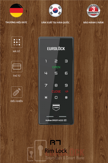Lắp đặt khóa điện tử EUROLOCK R7 tại Nguyễn khoái, Quận 4